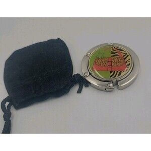 Vintage Purse Hanger With Black Pouch.